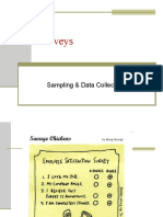 Surveys: Sampling & Data Collection