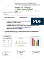 4°A - B MATEMÁTICA Ev. N°2