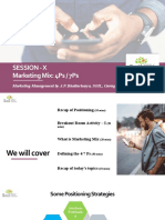 Session - X Marketing Mix: 4Ps / 7Ps: Marketing Management by A N Bhattacharya, SOIL, Gurugram