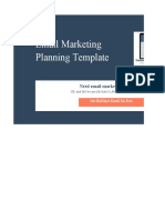 Email Marketing Planning Template