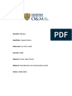 Areas de Trabajo de Un Comunicador.