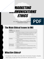 Marketing Communication Ethics - Dhifa Apriliana - IMC