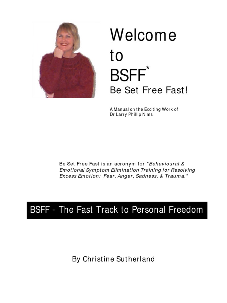 EFT - Be Set Free Fast (Emotional Freedom Techniques) | PDF ...
