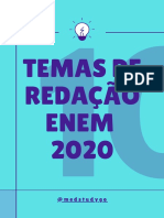 Temas de redação do ENEM 2020: abordando acessibilidade, pirataria, envelhecimento e mais