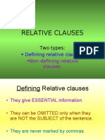 Relative clauses explained