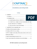 MP-900 Installation and Setting Guide