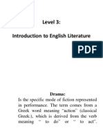 Level 3: Introduction To English Literature