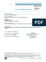 Type Approval Certificate: Akasol Ag