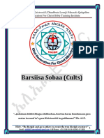 Barsiisa Sobaa (Cults)
