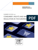 2017 Udine Summer School on Consumer Rights and Market Regulation in the EU