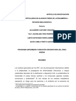 Este título resume de manera clara de qué trata el documento, que es una revisión bibliográfica sobre residuos hospitalarios en Latinoamérica
