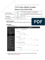 DS-K1T671 Series MinMoe Terminal Release Notes - V3.2.0 - Build210203