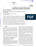 Photocatalytic Oxidative Desulfurization of Dibenzothiophene Under Simulated Sunlight Irradiation With Mixed-phase Fe2O3 Prepared by Solution Combustionw