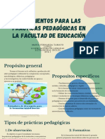 DiapositivasLineamientos para Las Prácticas Pedagógicas en La Facultad de Educación