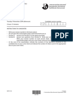 Chemistry Paper 2 HL