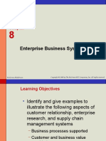 Enterprise Business Systems: Mcgraw-Hill/Irwin