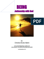 Being: in Relationship With God