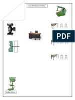 Layout of Mechanical Workshop