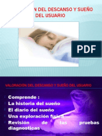 Valoración Del Descanso y Sueño Del Usuario