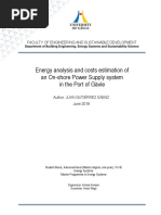 Energy Analysis and Costs Estimation of An On-Shore Power Supply System in The Port of Gävle