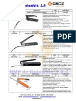 UMP de Colombia S.A: Información Del Producto