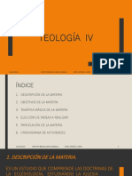 Teología IV: Eclesiología