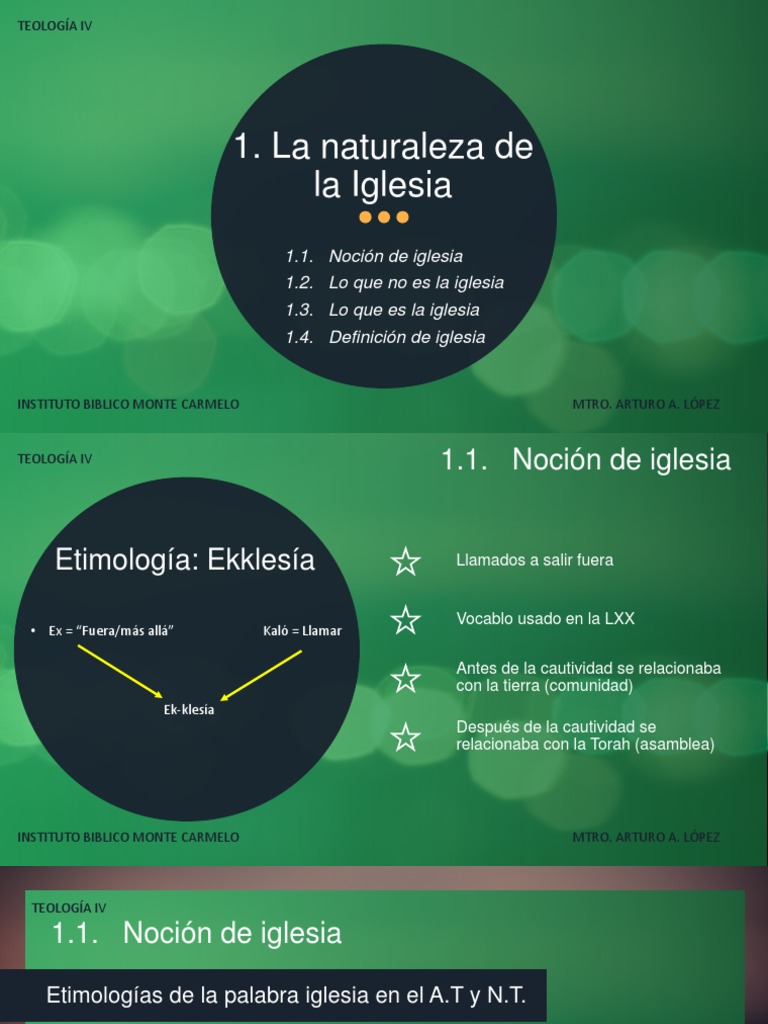 La Naturaleza y Definición de la Iglesia | PDF | Iglesia cristiana ...