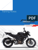 Bajaj Pulsar NS 200 FI - Training Notes - IB - BS-IV - EU-IV