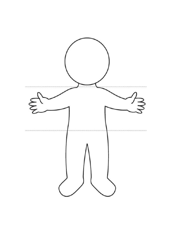 Silueta Del Cuerpo Humano II para Niños | PDF