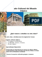 Legado Cultural Del Mundo Clásico