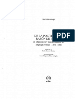 Docslide.it Maurizio Viroli de La Politica a La Razon Del Estado PDF