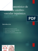 Manejo anestésico ACV isquémico