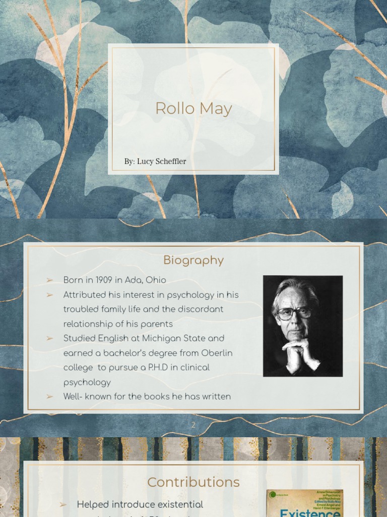 Rollo May: Pioneer of Existential Psychology | PDF