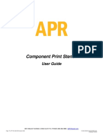 Component Print Stencil: User Guide