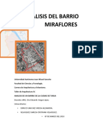 Analisis Del Barrio Miraflores