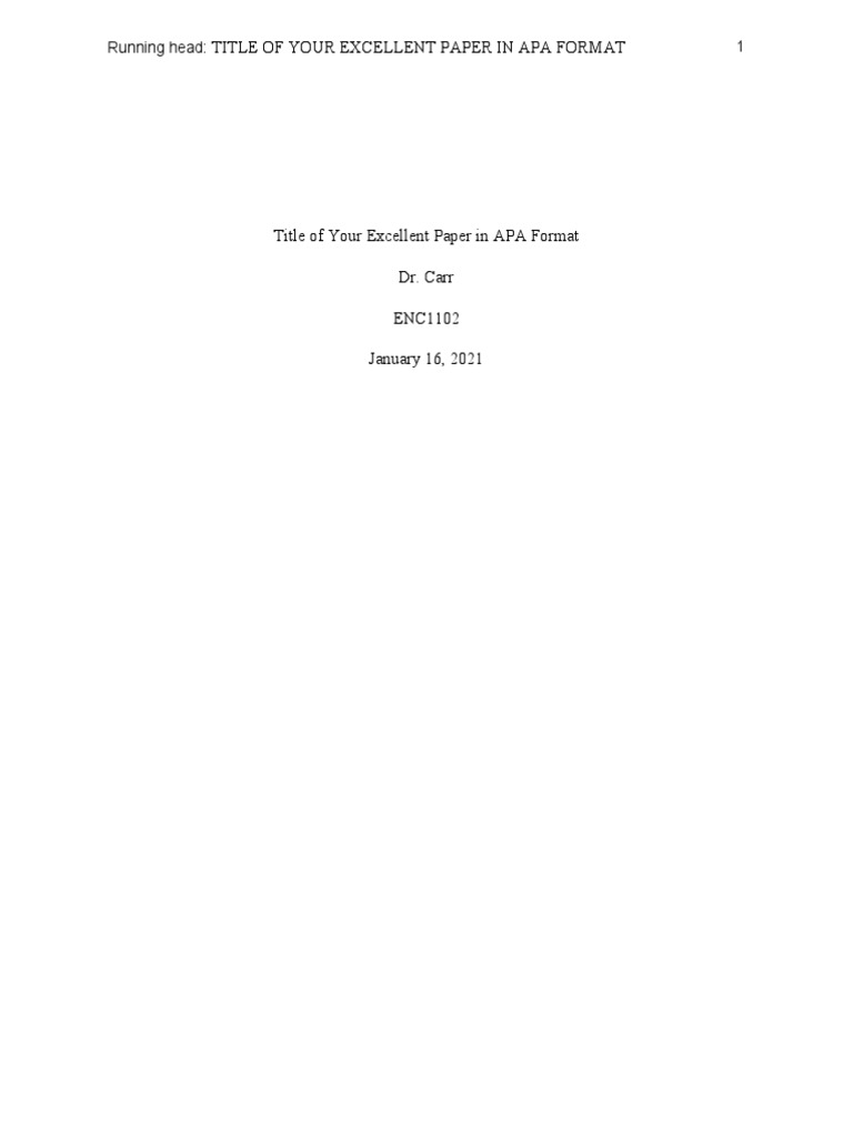 APA Format | PDF | Argument | Evidence