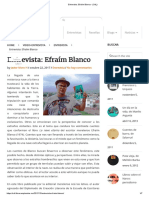 Entrevista - Efraím Blanco - (SDL)