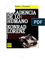 340139940 Lorenz Konrad Decadencia de Lo Humano
