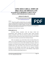 Konseling Keluarga: Sebuah Dinamika Dalam Menjalani: Kehidupan Berkeluarga Dan