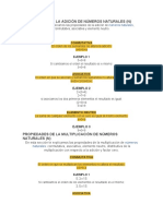 Propiedades de La Adición de Números Naturales