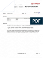 Secondary Air Injection System - MIL "ON" P2440 And/or P2442