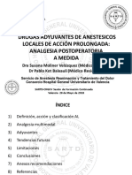 MOLINER-Coadyuvantes Anestesicos Locales-Sesion SARTD CHGUV-28-05-2018