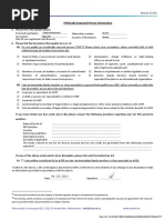 Neteller PEP Self - Declaration Form | PDF | Government Information ...