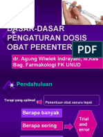 Dasar-Dasar Pengaturan Dosis Obat