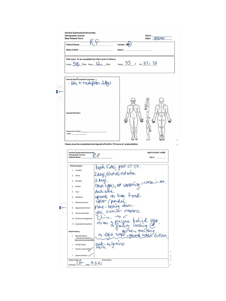 Examination of Patient s0268698 3 1 | PDF | Neck | Shoulder