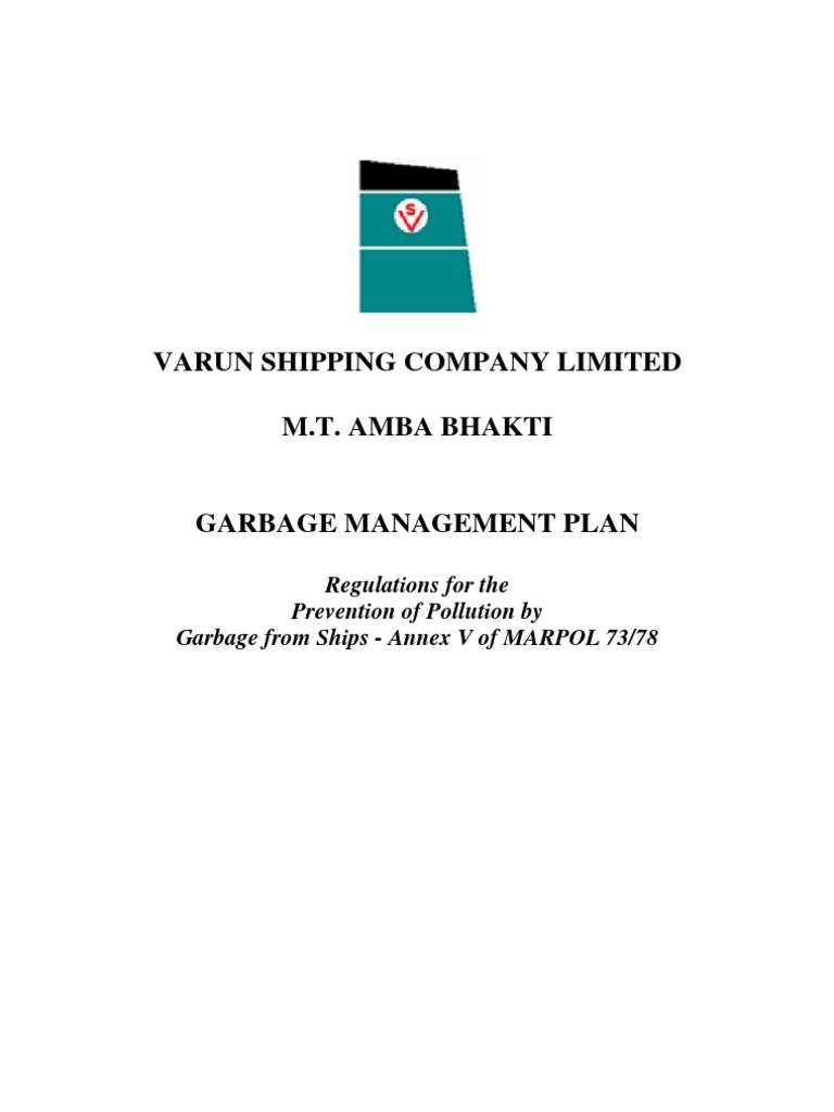 Garbage Management Plan | PDF | Incineration | Waste