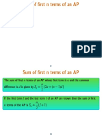 Sum of First n Terms of an AP Formula