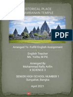 Historical Building Prambanan Temple