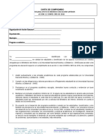 Carta de Compromiso