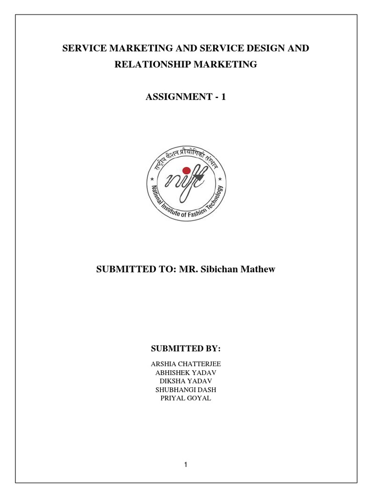 Service Marketing Pdf Marketing Brand